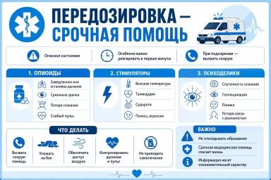 Помощь при передозировке в ЮВАО Москвы