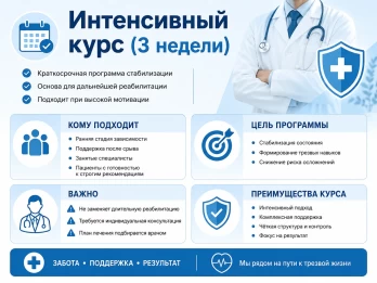 Реабилитация за 21 день в ЮВАО Москвы